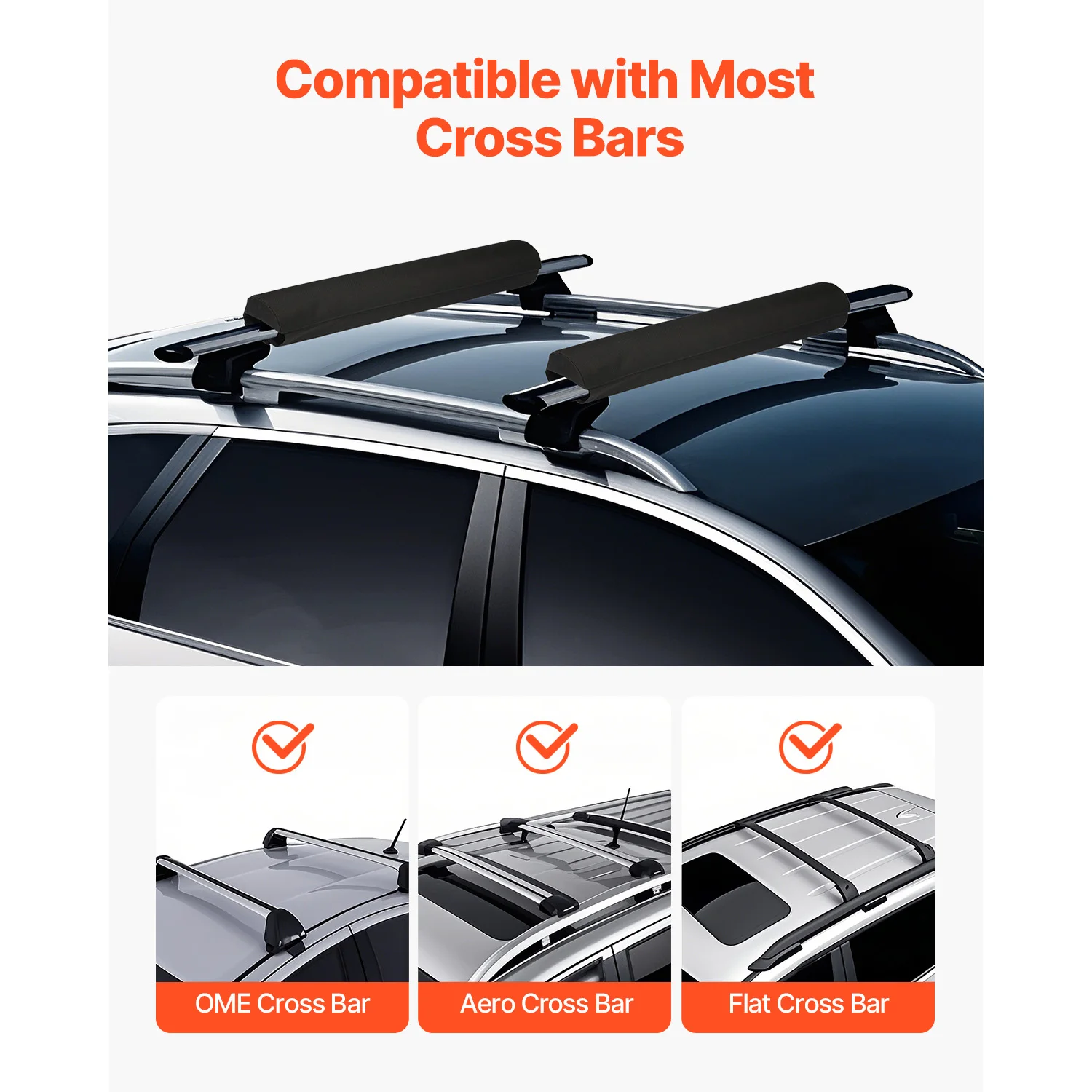 VEVOR Soft Roof Rack Pads, 28