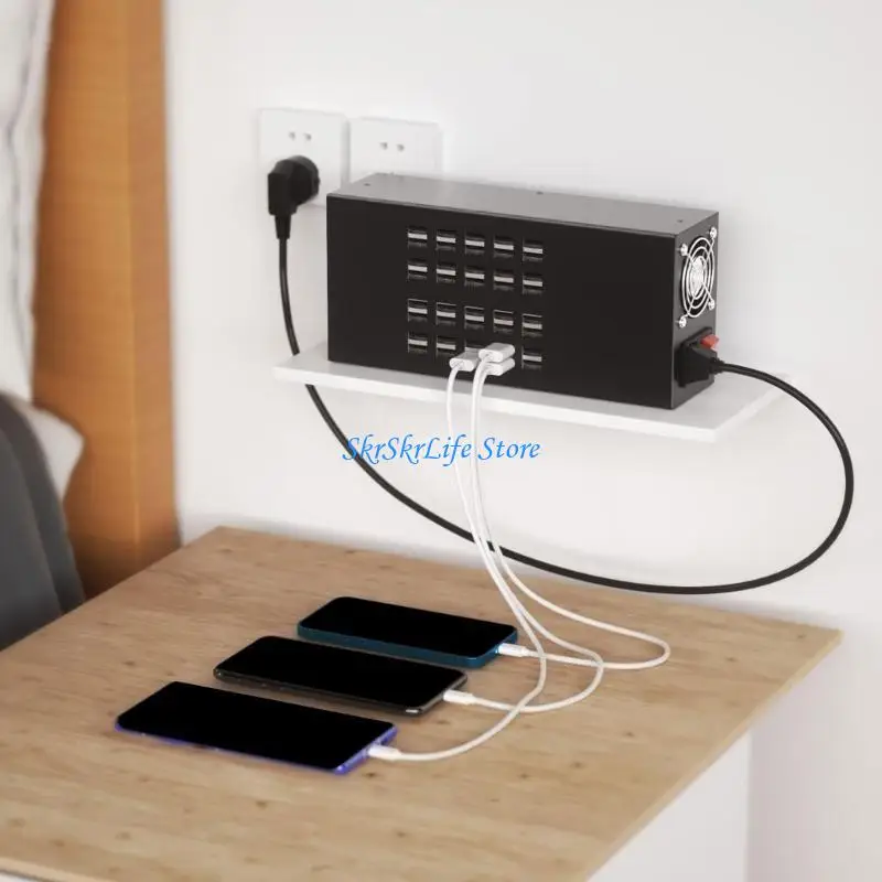 

E65E USB Charging Hub with 40/30/20/10 Port USB Charging Station for Phones Tablets