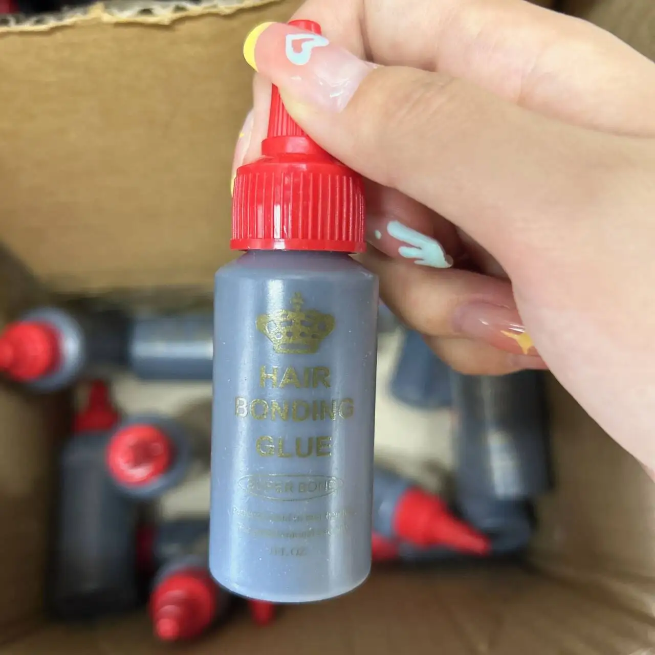 لحمة شعر الغراء للشعر المستعار الدانتيل مقاوم للماء لحمة شعر الترابط الغراء المواد اللاصقة 1/2 أوقية الترا عقد الشعر الترابط الغراء للشعر المستعار الدانتيل أمامي