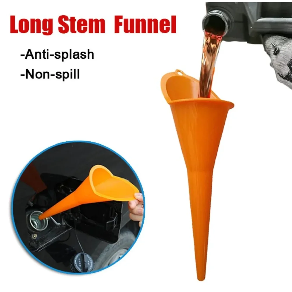 

Manufacturer's Direct Sales of New Large Long Nozzle Oil Funnel, Multifunctional Hands-free Funnel, Plastic Funnel, Small Mouth