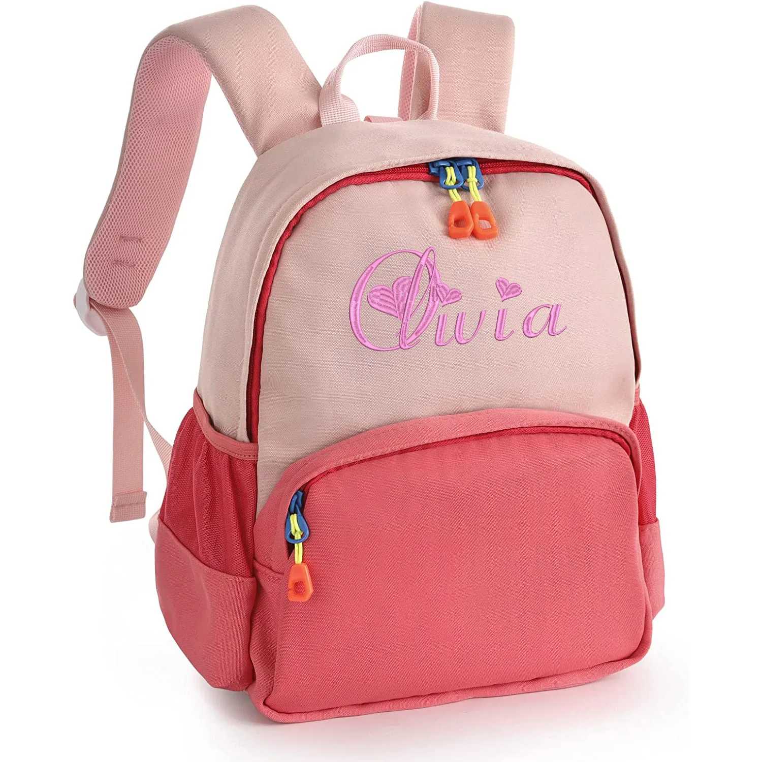 Personalised Embroidery Children's Cute Canvas Backpacks Custom Your NameToddler Backpack