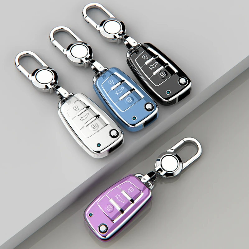 TPU Car Remote Key Case Cover Protect Shell Bag For Chery Tiggo 2 3X E5 Cowin 5 3 AMULET Eastar Arrizo M7 Fulwin 2 Flip Folding