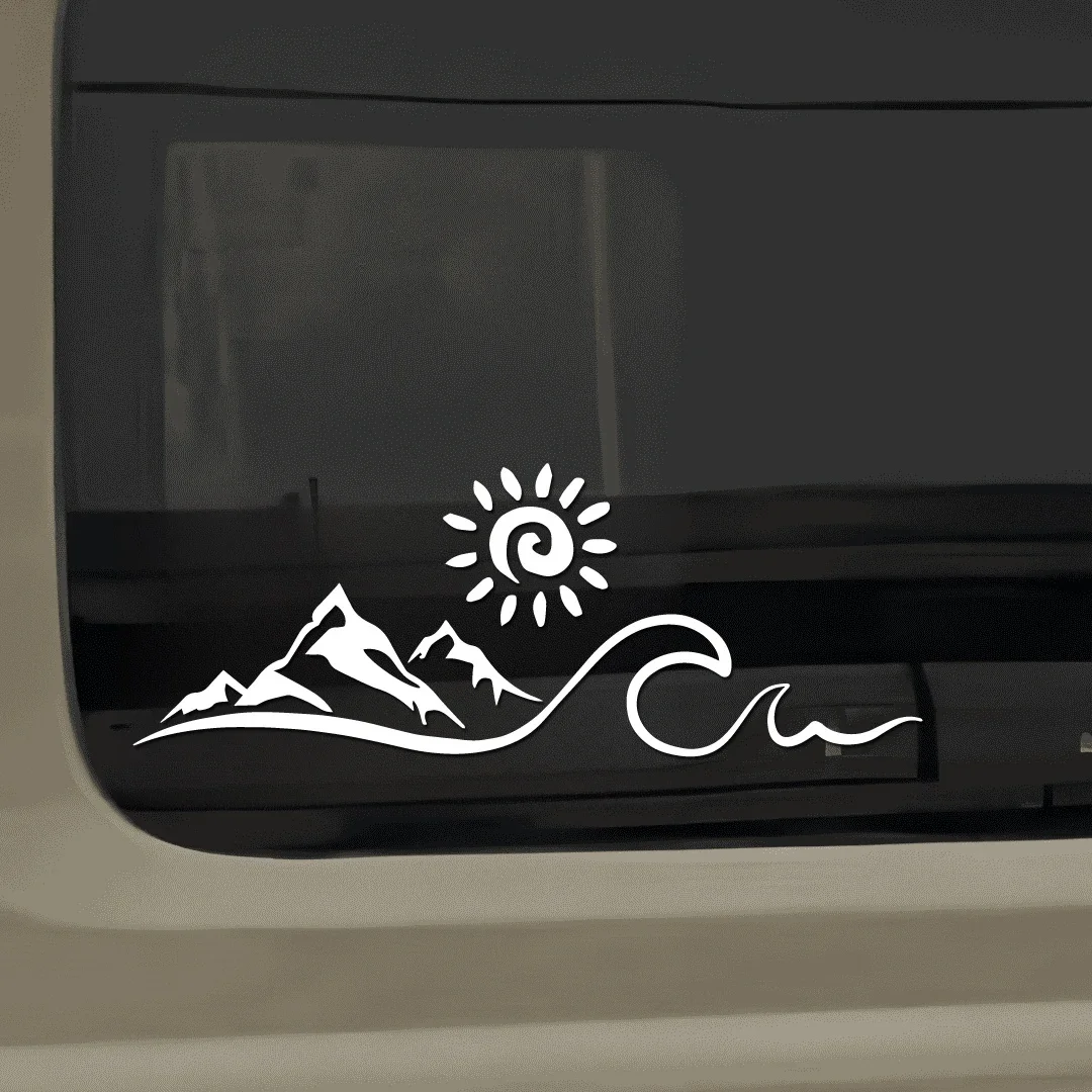Shanhai Car RV Travel, Pickup Truck Rear Windshield Side Window Body Sticker Waterproof Motorcycle Sticker Auto Accessories