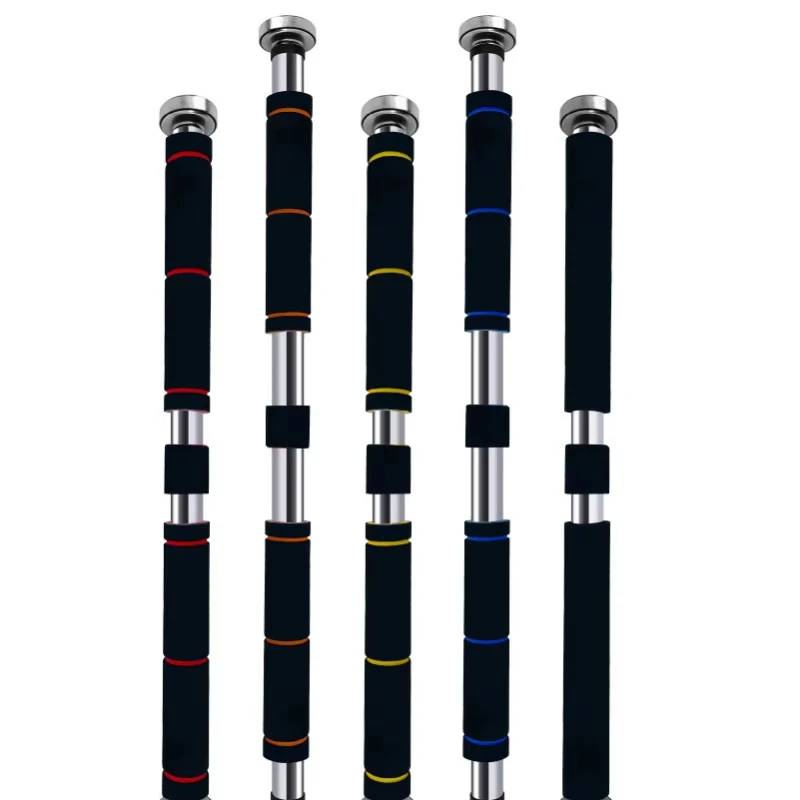 Steel Doorframe with Drill- Pull-Up Bar Level Built-In Horizontal Bars Doorway Exercise Chin-up for Home Gym