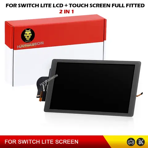 NEW 2IN1 LCD Display Screen with Touch Screen for Switch Lite Full Fitted Lcd Screen Assembly Replacement Game Accessories