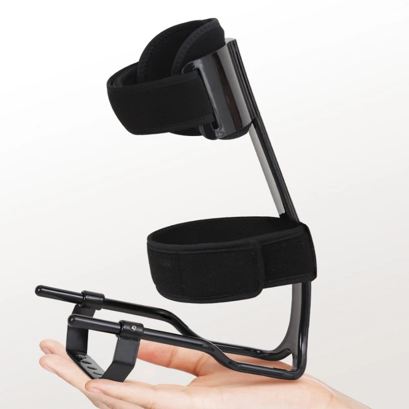 Foot Drop Orthosis Splint, Adjustable Ankle Brace Support for Stroke Hemiplegia Rehab, Varus Valgus Corrector, Over-shoe Walker.
