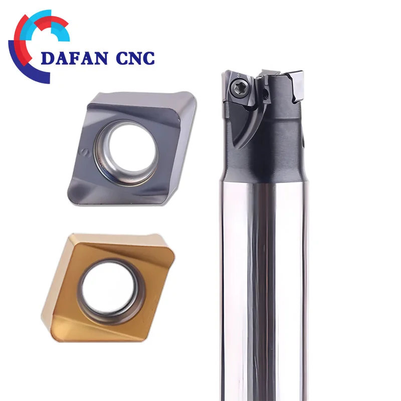 

TE90 4NKT06 Machining Center Plane Anti-vibration Milling Cutter Shank Four-edge Square Shoulder Milling Cutter 4NKT060308