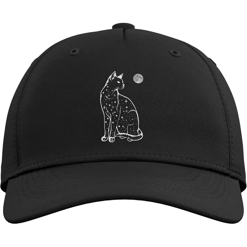 Graphic Cat Retro Cat Motifs Cat Cute Cat Owner Cat Dad Tees Adjustable Baseball Hat