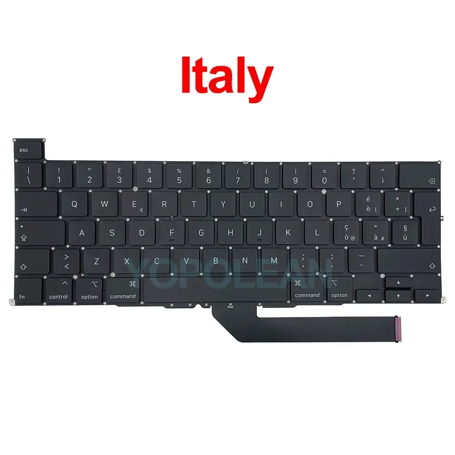 New A2141 Keyboard US UK EU French Spain German Italy EU for