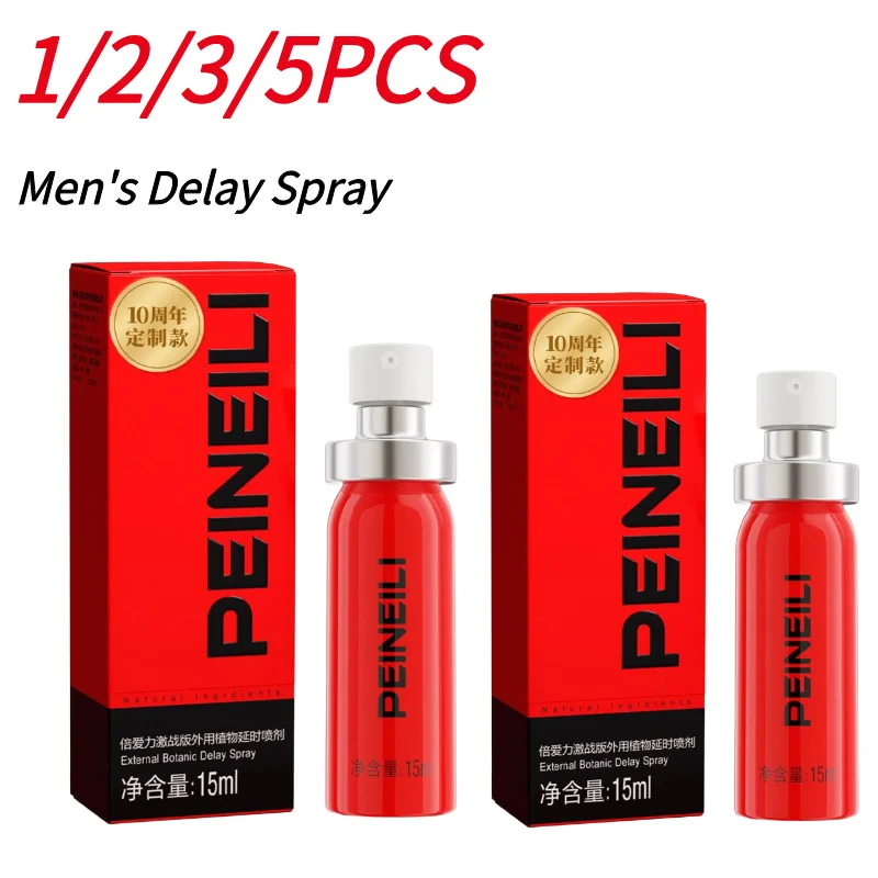 1/2/3/5 Uds. Spray retardante sexual masculino duradero de 60 minutos crecimiento del pene agrandamiento más duro Anti eyaculación precoz uso externo