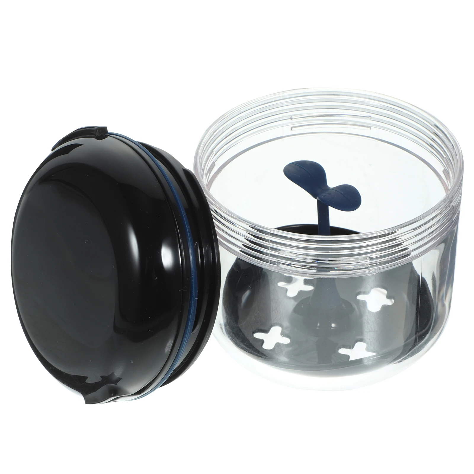 

Denture Seal Box Retainer Case Cleaning Container Portable Denture Box Non Leak Soaking Case Plastic Carrier Gem Blue
