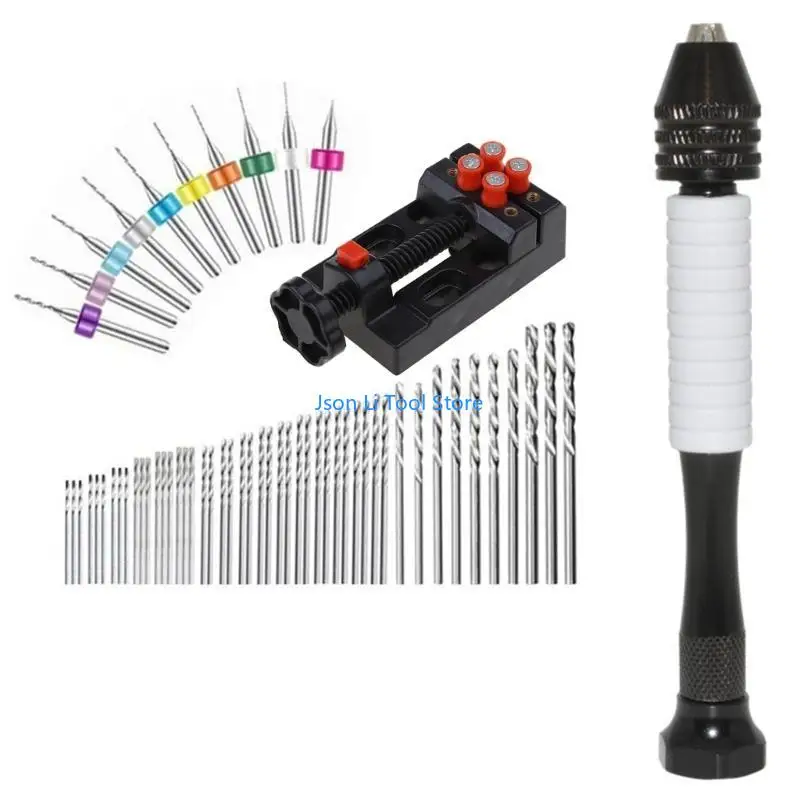 Y08d pin vise twist bor bit bor twist tangan untuk membuat gift patung model kunci untuk pecinta kerajinan mudah