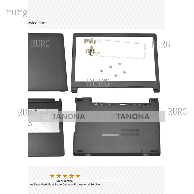 R+ Brand New For Dell 3565 3567 Back Cover Case Screws Front Bezel Palmrest Base Bulk Hinges/Hubs