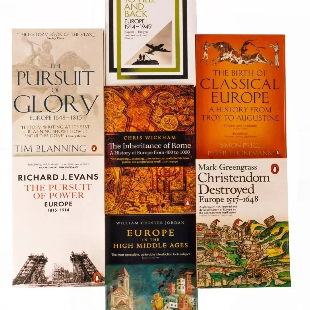 

European History 6 Volumes，English Version History Books，Encyclopedia of European History，Humanities & Social ScienceBooks