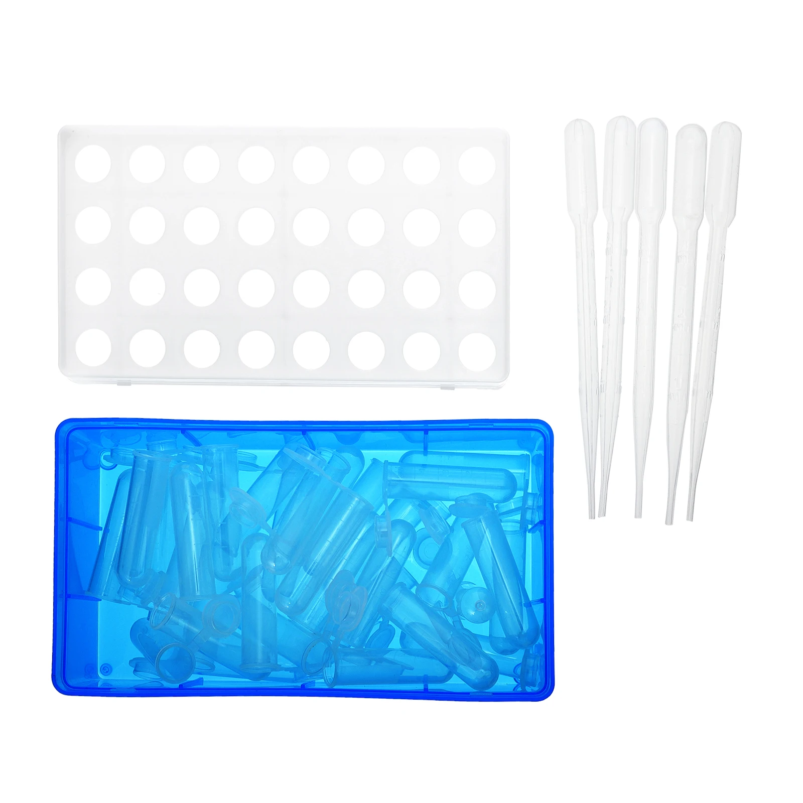 

32 Pcs Shrimp Hatchery Accessories Fish Tank Breeding Tools Easy Clean Durable Shrimp Tube Collecting Dropper Box Storage Tube