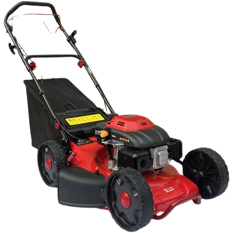 

Lawn mower, hand-pushed self-propelled lawn mower, four-stroke lawn mower