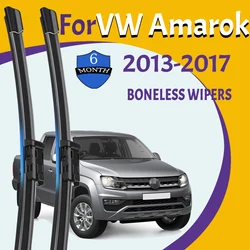 Wiper Blades For VW Amarok 2013-2017 Front Windshield Clean Window Windscreen Auto Parts Car Rain Brushes 24''+24''