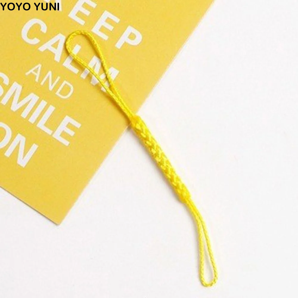 

Phone Pendant Hand Knitted Diy Phone Rope Double Ended Key Lanyard Phone Strap Braided Woven Phone Lanyards Keychain Accessories