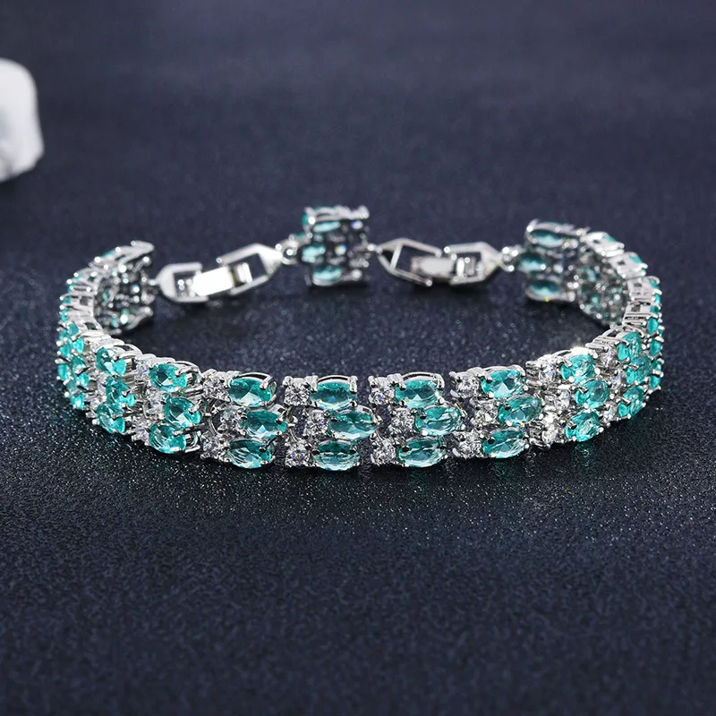 HIBRIDE European and American Style sliver color stereo Bracelet Women's Dress Decoration Daily Jewelry Wedding Party Gift B230