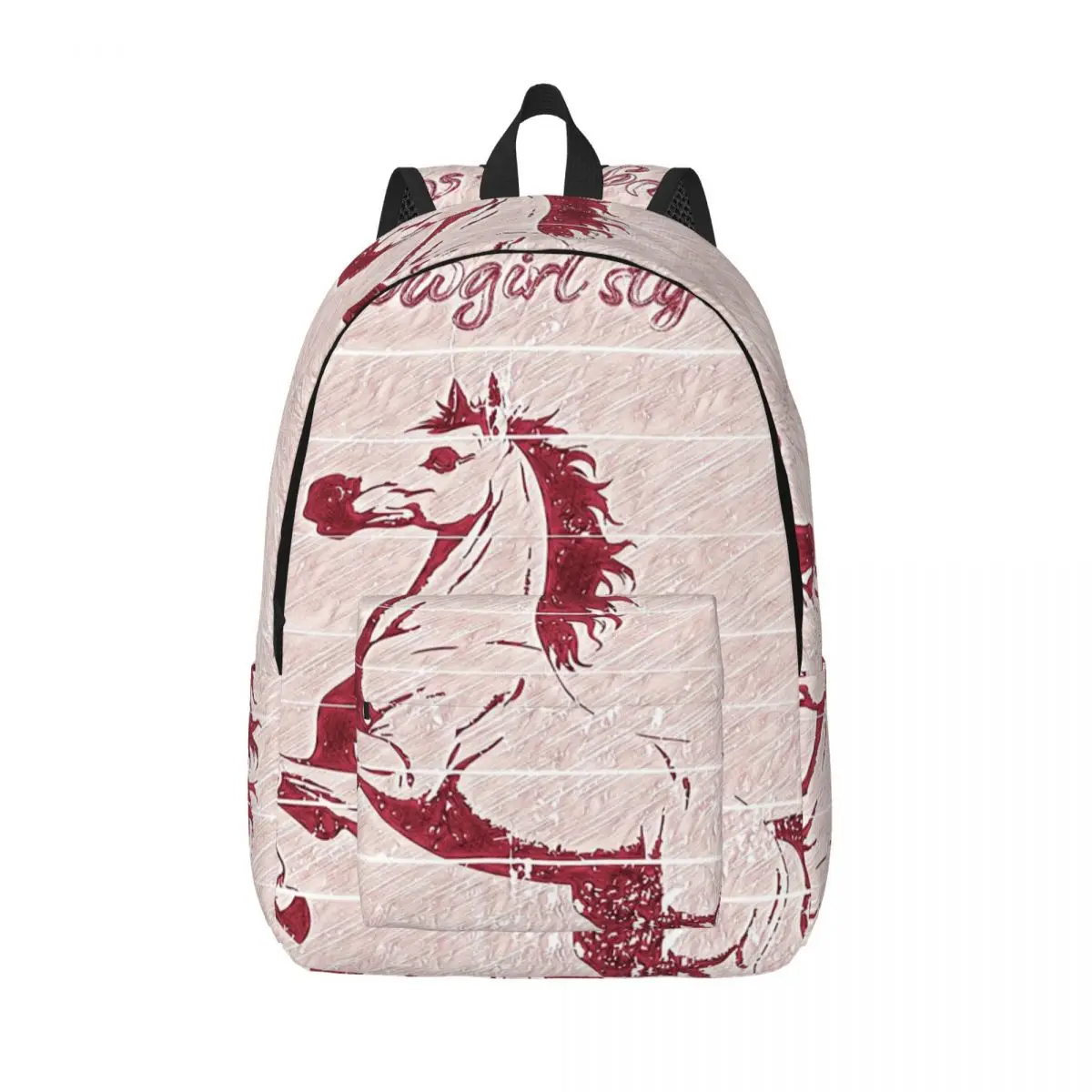 

Cowgirl Spirit Woman Small Backpacks Boys Girls Bookbag Casual Shoulder Bag Portability Travel Rucksack Children School Bags