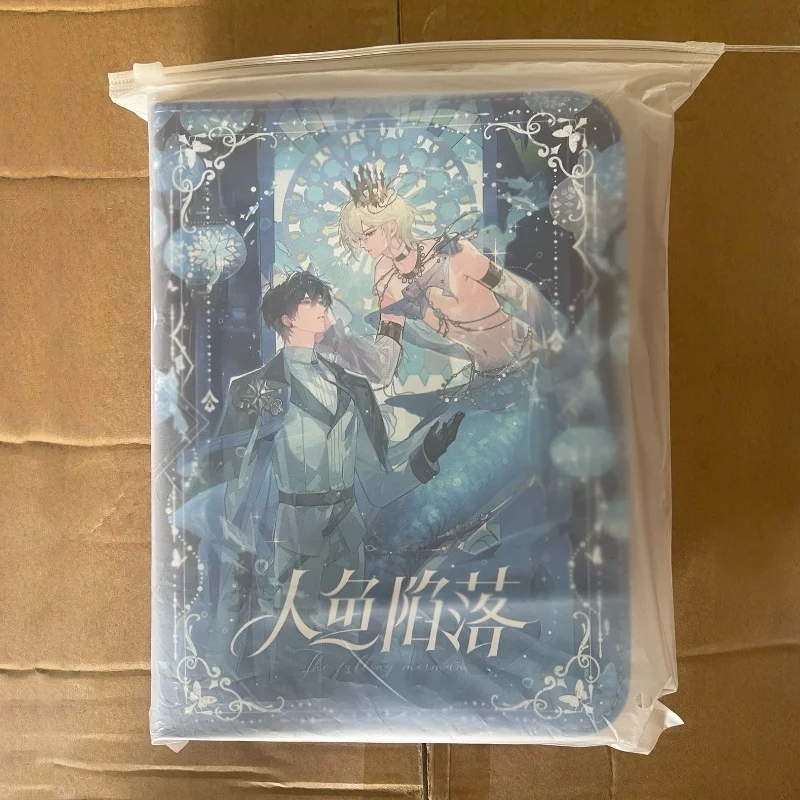 

Spot Goods Card.Fun Authentic Mermaid Fallen Series 4 Limited Edition Flow Glow Four Palace Grid Collect Card Book Kid Gift Toys