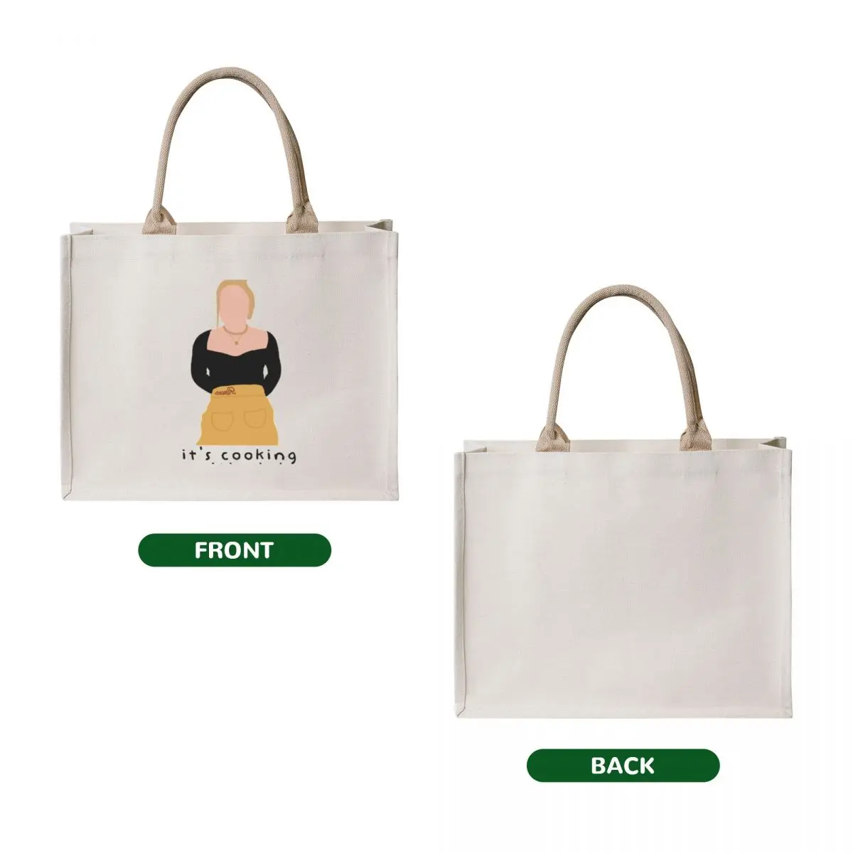 It’s Cooking with Flo! Tote Bag ecological bags shopper bag women tote bag university custom tote