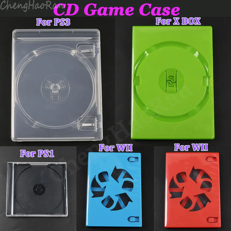 1 Piece For PS3 PS1 WII X Box CD Multi-Purpose Game Card Case DVD