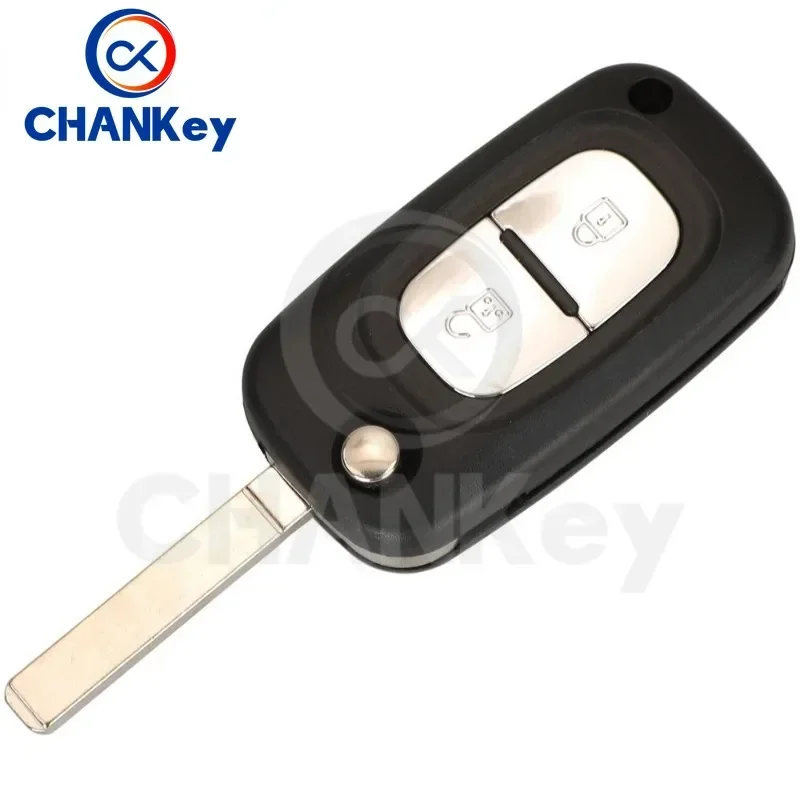 CHANKey Flip Remote Key Fob 2/3 Buttons 433MHz ASK ID46 PCF7961 Dla Mercedes Benz Citan 2012-2019 Smart W364