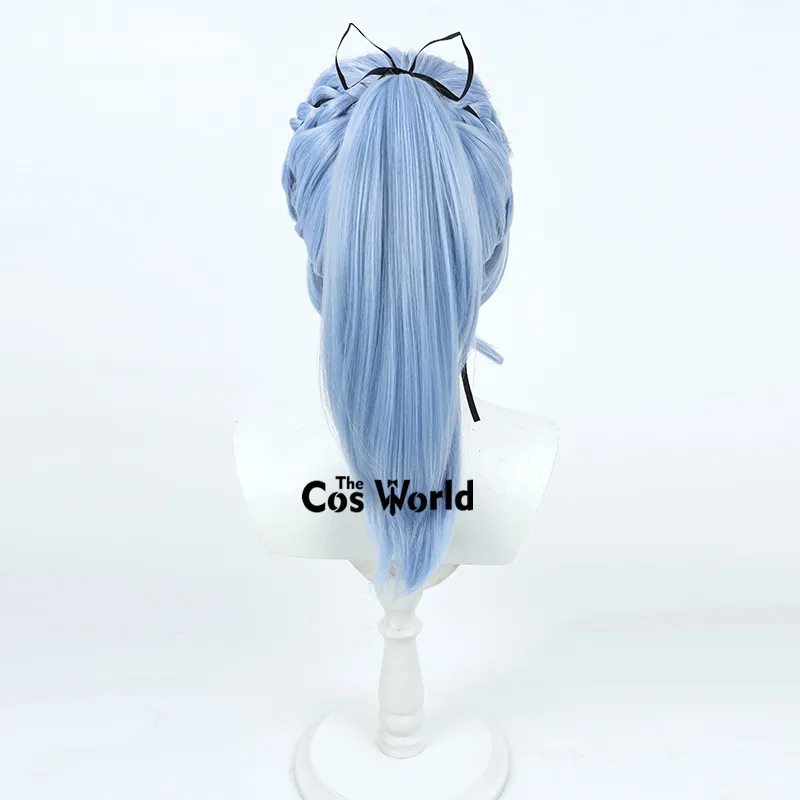 YouTuber virtuale Vtuber Hoshimachi Hosimati Suisei 2° concerto 60 cm di lunghezza Halloween Anime Cosplay parrucche capelli sintetici