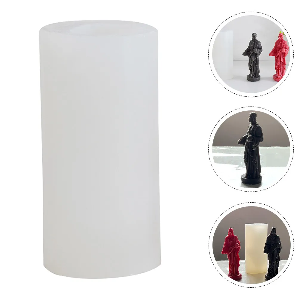 

Силиконовая форма DIY в форме Иисуса, термостойкая, для изготовления восковых и мыльных изделий, для рукоделия, ароматических саше и форм из смолы