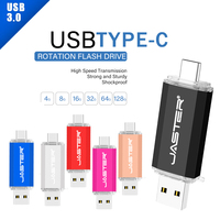High-Speed USB Flash Drive Type C OTG Pendrive 128GB 64GB 32GB 16GB 8GB 4GB Memory Stick 3.0 for Type-C Devices