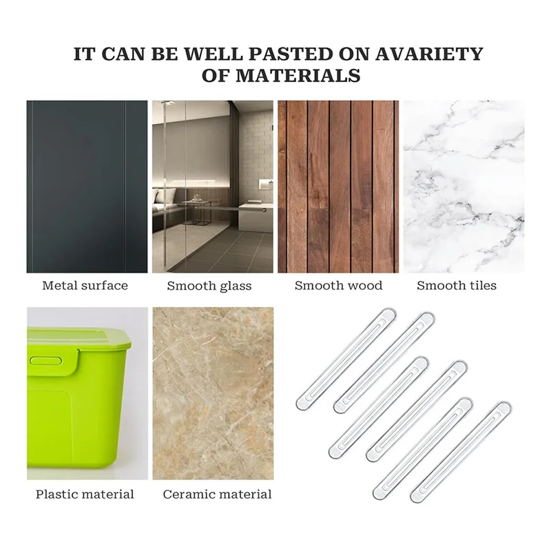 PORK-椅子の背もたれからの椅子壁プロテクター、6パッククリア家具バンパーシリコンキャビネットドアシャワードアバンパー用