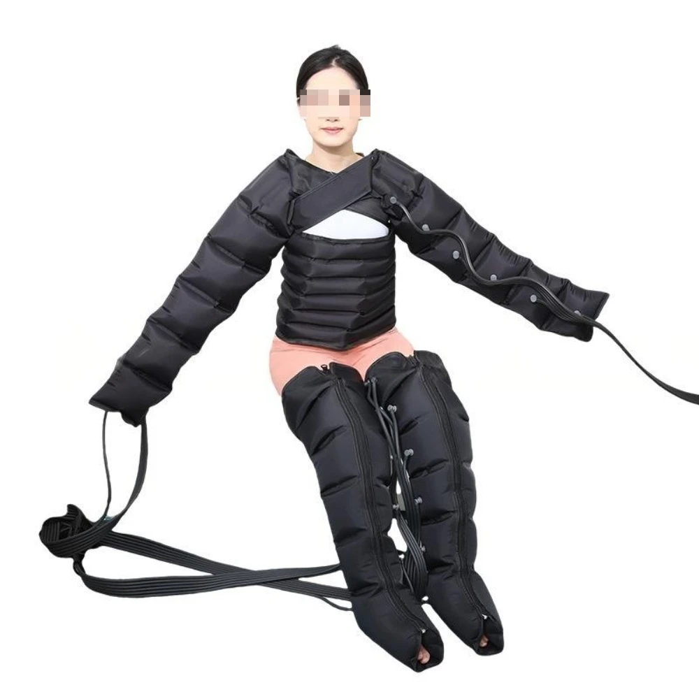 Air Compression Leg Massage Whole-Body Lymphatic Drainage 6 Airbag LargeSized Pneumatic Boots Massage Rehabilitation System