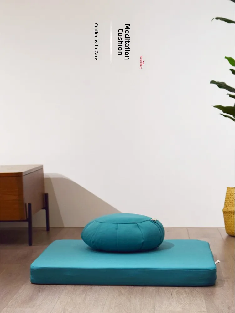 

Modern mat Sle Meditation Zu Cuion Home Use Tat Sitting Pad Floor Pillow Simple Pure Color Fibre Material