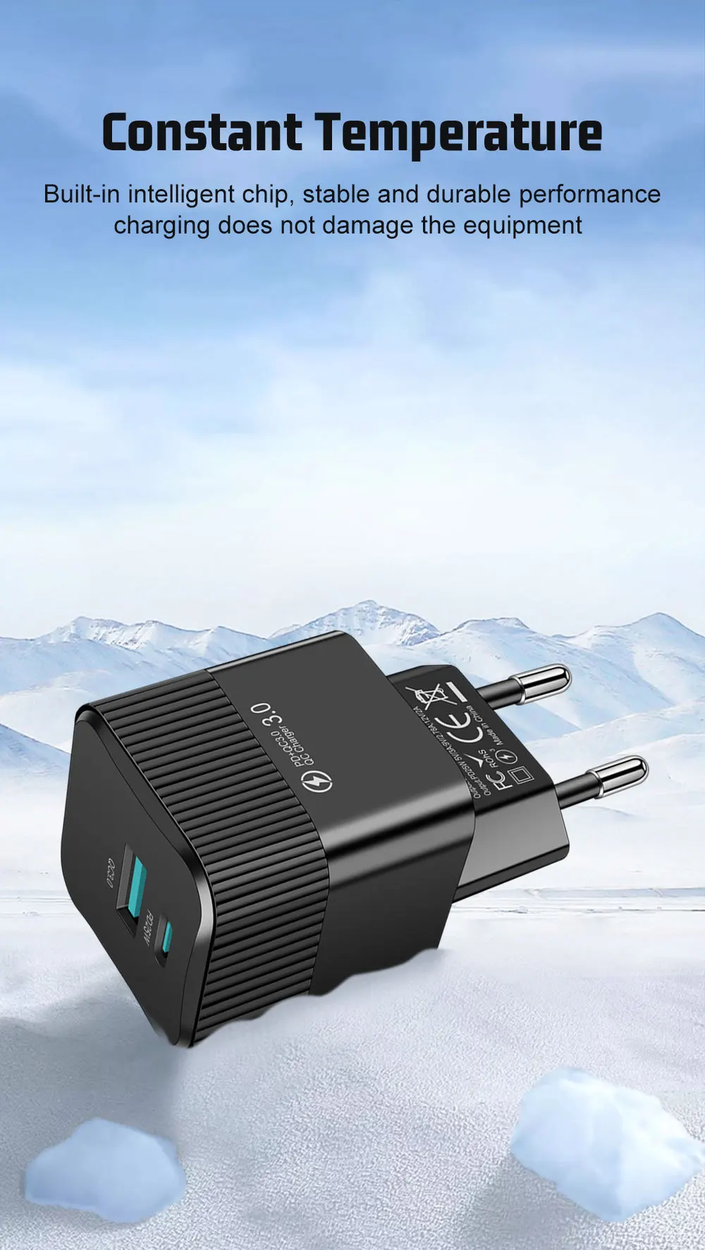 

usb fast charger 25W colorful charger for iphone 15 Samsung S24 charger usb c usb a fast charging travel charger wall charger 3A