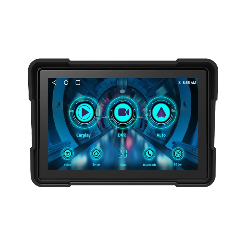 

5,0-дюймовый мотоциклетный PND-плеер MP5, беспроводной Carplay, Android Auto Mirrorlink SMT, производство электроники, авто электроника