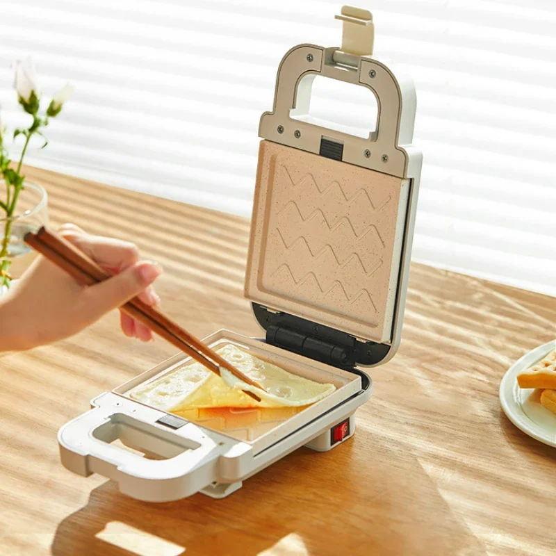 

Home-appliance Sandwich Breakfast Maker Artifact Household Multifunctional Sandwich Maker Heated Toaster Waffle Maker