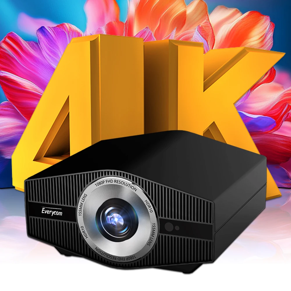 

YG710W Projector 4K FHD 1080P Autofocus High-end LED 20W Speaker Intelligent Android 12 Home Theater Conference 2G RAM