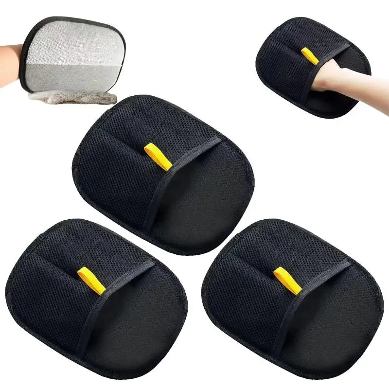 

Upgrated Pet Hair Remover Glove Double-Sided Fur Gloves Cat Dog Fur Magnet Gloves For Washing Deshedding Cleaning Carpets Sofas