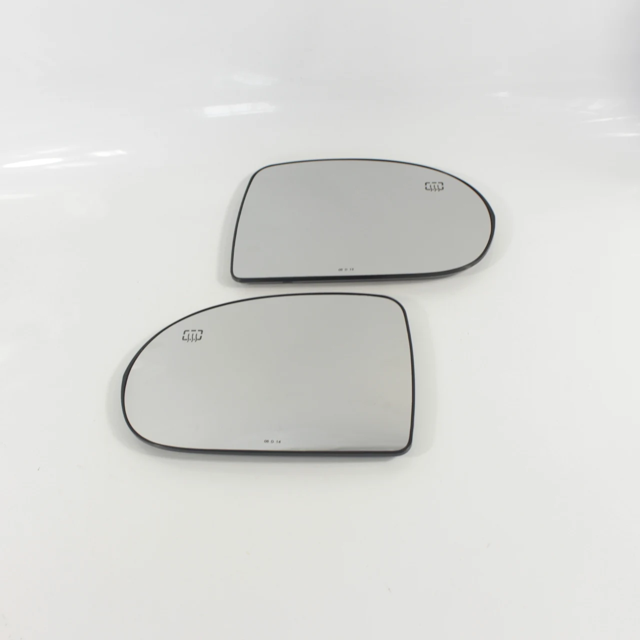 Auto Wing Car Side Door Mirror Glass For Jeep Compass  2007-2016 Heated With Back Plate