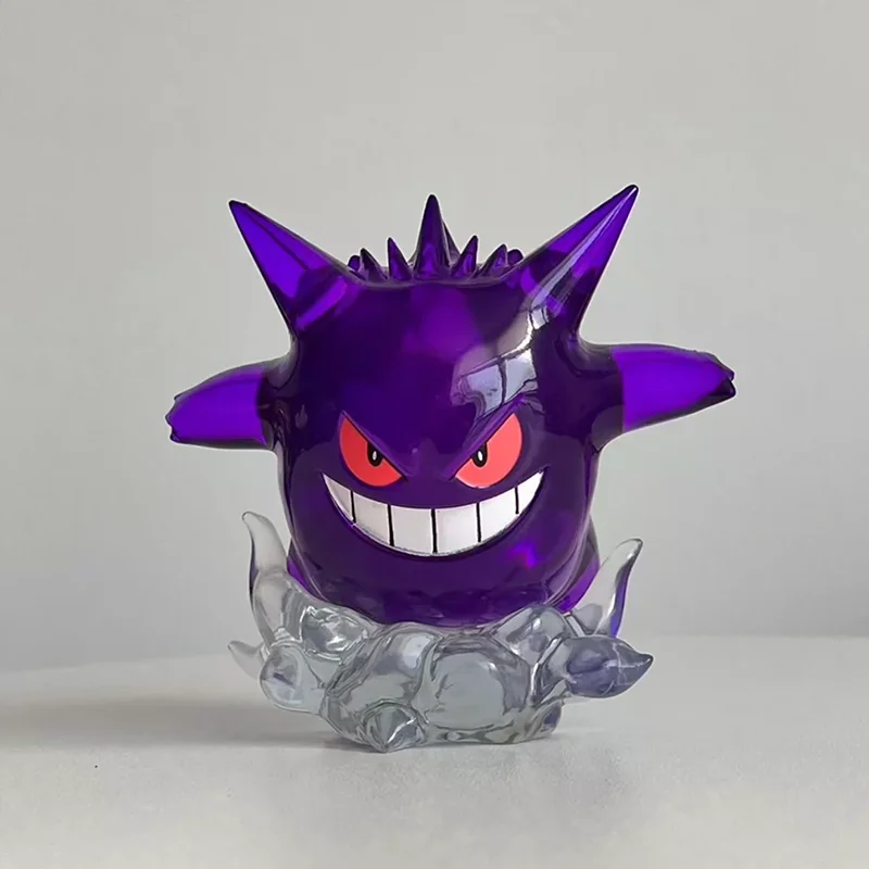 Pokemon Figure Snorlax Gengar Transparent Action Figure Statue Anime Model Doll Desktop Collectible Toys Kids Birthday Gift