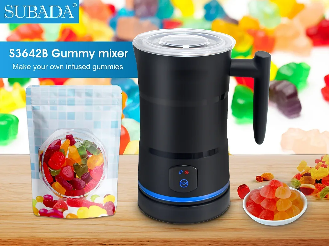 NewDIY Soft Candy Gummy Mixer Machine Chocolate Coffee Pudding Jelly Mixer Food Processor Home Blender Mixer Gummy Maker