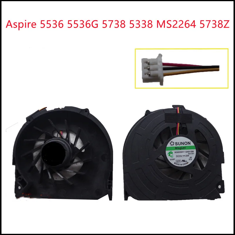 

New Laptop CPU Cooling Fan Cooler For Acer Aspire 5536 5536G 5738 5338 MS2264 5738Z