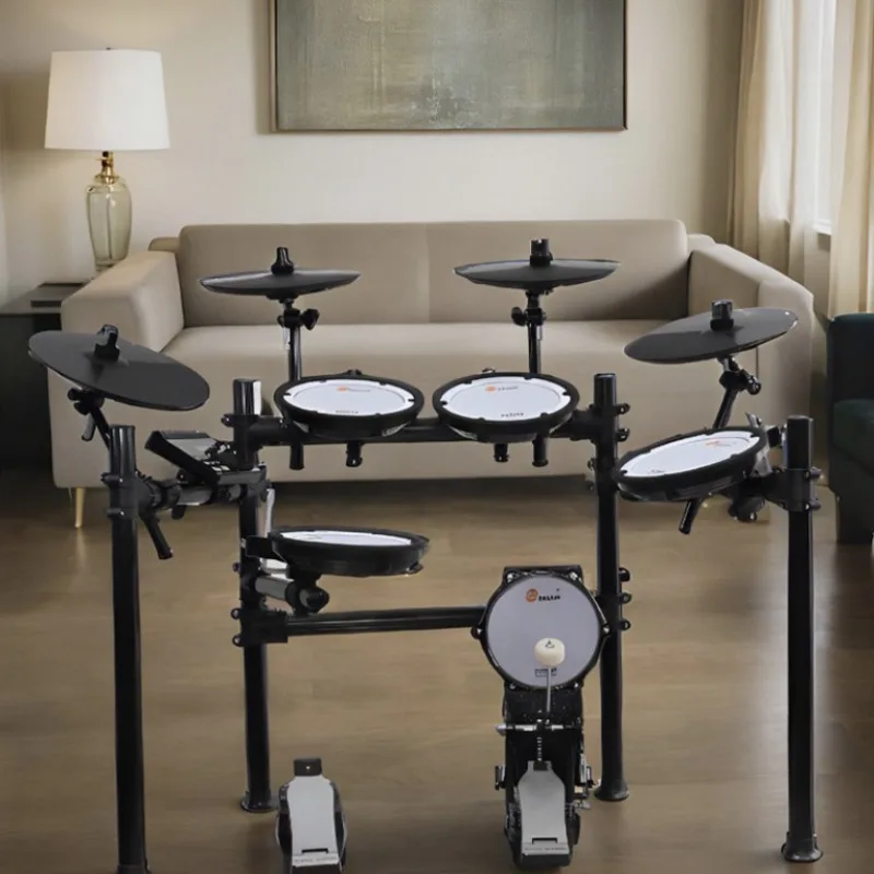 Novo tambor profissional adulto crianças grau profissional iniciante prática desempenho ao ar livre portátil tambor de jazz elétrico