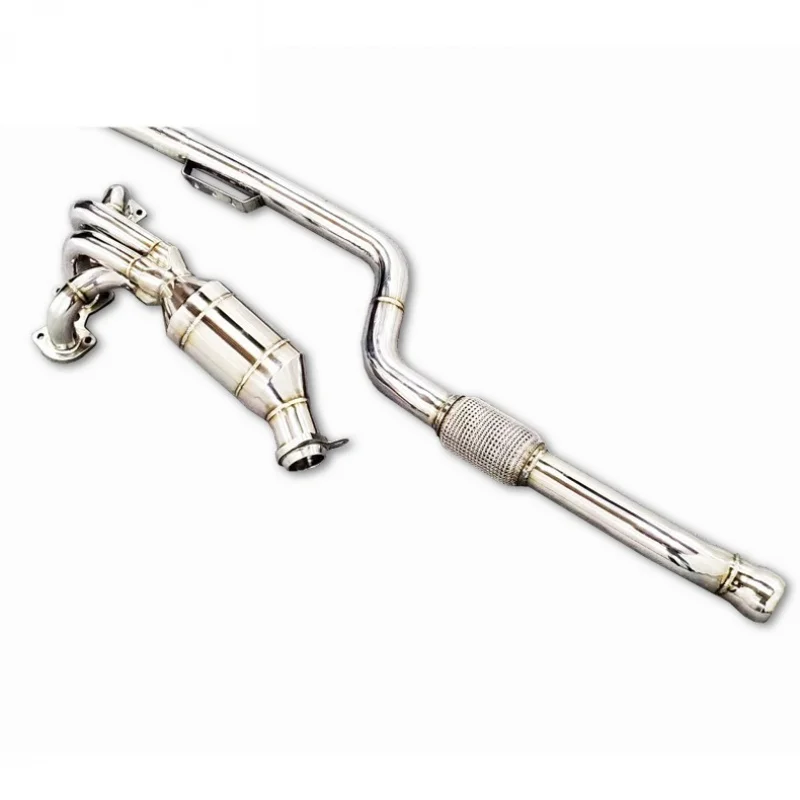 The first section of plantain Exhaust manifold  For Mercedes-Benz C200 1.8T W204 2010-2015  High Performance Exhaust Downpipe