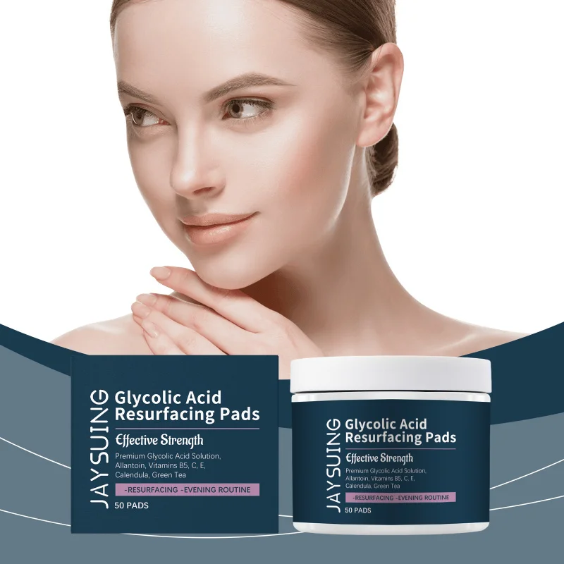 

Glycolic Acid Exfoliating Pads - Gentle Resurfacing, Hydrating, Brightening Facial Treatment For Smooth & Radiant Skin
