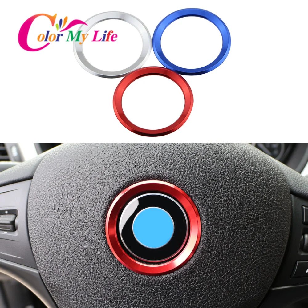 Car Styling Decoration Ring Steering Wheel Circle Sticker for BMW M3 M5 E36 E46 E60 E90 E92 X1 F48 X3 X5 X6