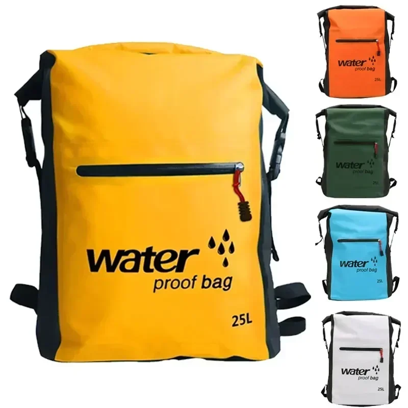 25L Waterproof Dry Bag Swimming Backpack Rucksack Pack Water Floating Sack Sport Canoe Kayaking Rafting Boating River Trekking