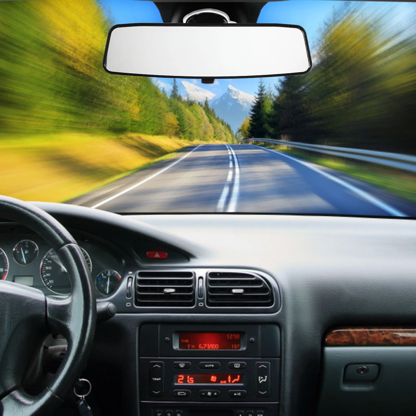 Szerokie lusterko wsteczne do wnętrza samochodu, nakładane, zapobiegające martwym polom, lusterka wsteczne zapewniające bezpieczniejsze cofanie.