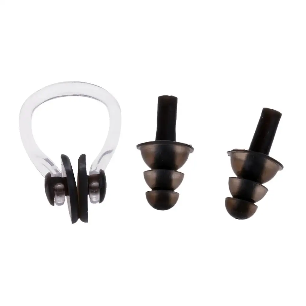 Swimming Goggles + Storage Case + Swimming Cap Hat + Clip + 2pcs Ear Plugs